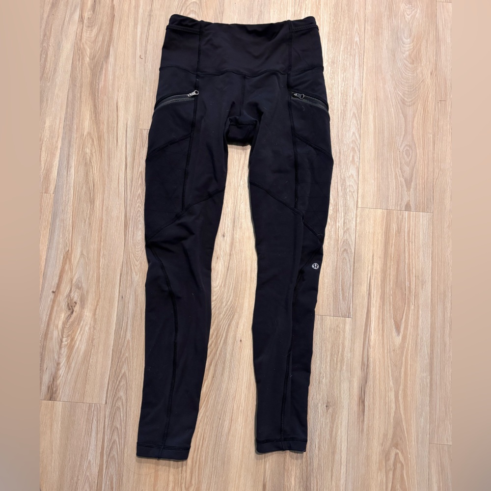 Lululemon leggings with zippers
